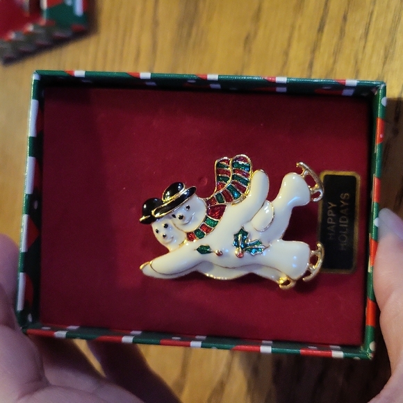 3 Christmas brooches - Picture 4 of 4